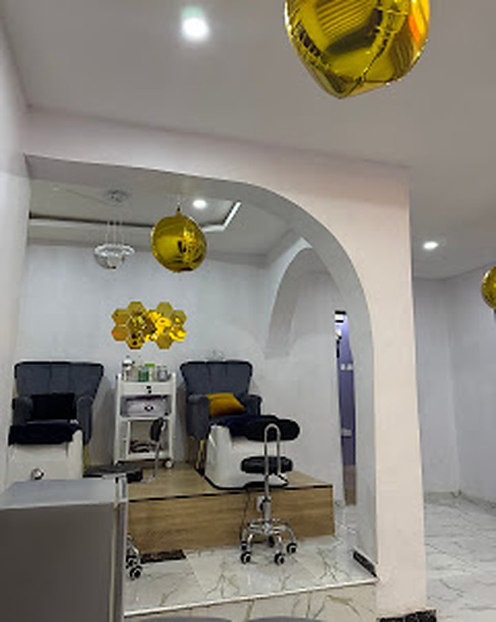 Elegant archway leading into the spa sanctuary